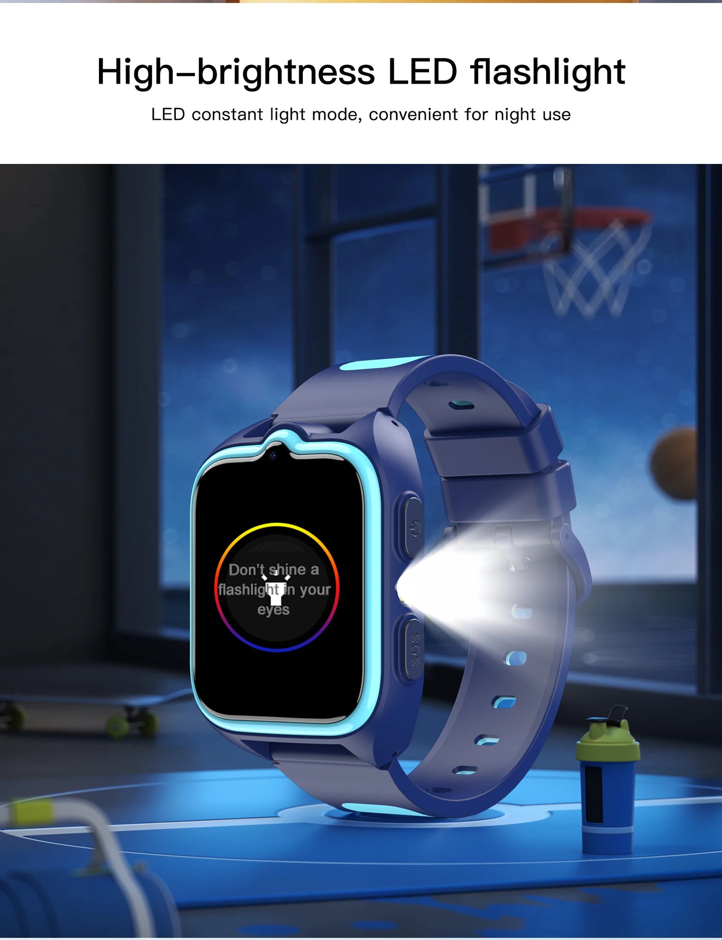 Blackview Z30 Kids Smart Watch Children Phone Watch, LBS+WiFi+GPS Triple AI Positioning, 4G Video Call, Phone Watch Smartwatch