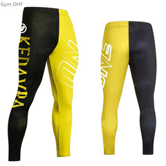 Rashguard Men Compression Tight Leggings Running Sports Male Fitness Jogging Pants