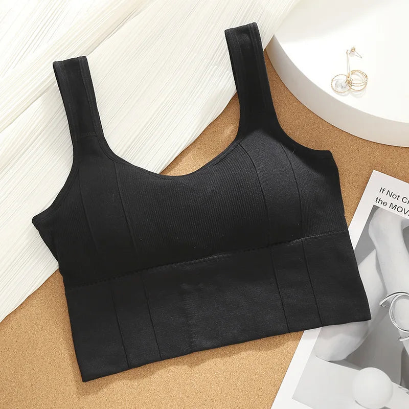 Women Seamless Sports Bra Breathable Fitness Crop Top Beautiful Back Push Up