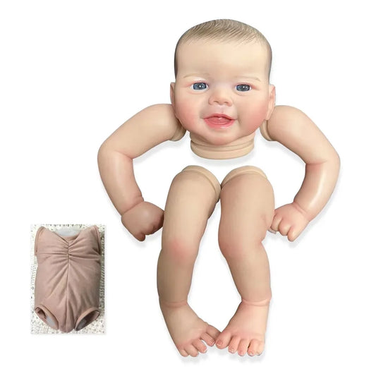 NPK 19-inch Reborn Doll Kits Soft Vinyl Realistic DIY Baby Doll Accessories for Creating Lifelike Toy Figures