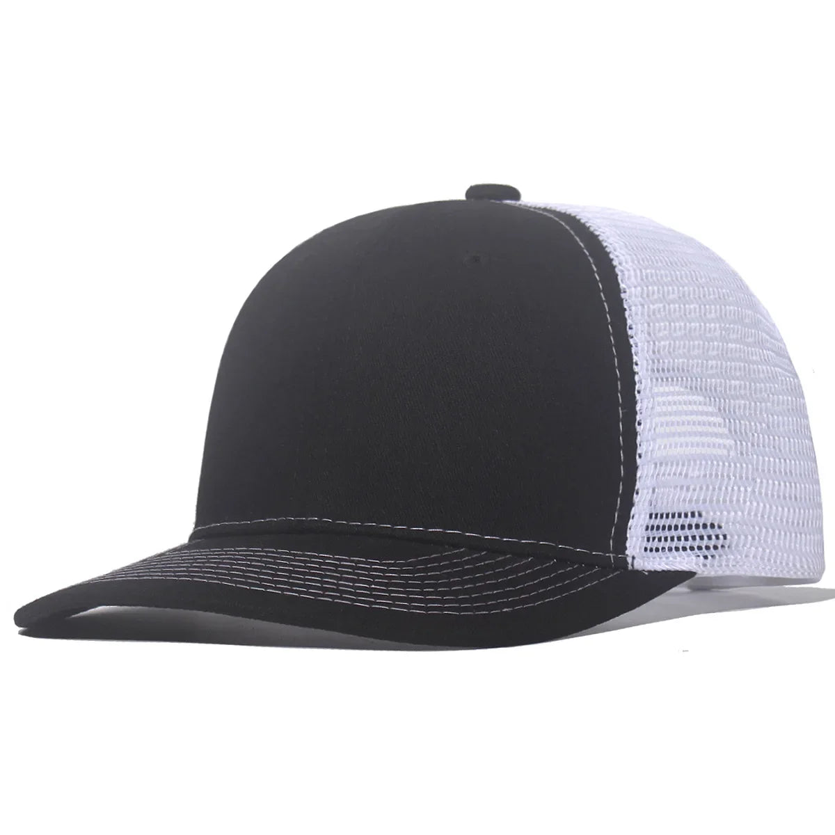 New Fashion Slight Curved Brim Baseball Cap For Men Women Summer Breakable Net Blank Truck Caps Sun Hat