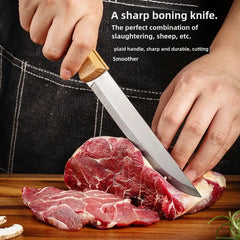 Cooking Knife Kitchen Supplies Wooden Handle Kitchen Fruit Knife Chef Knives Meat