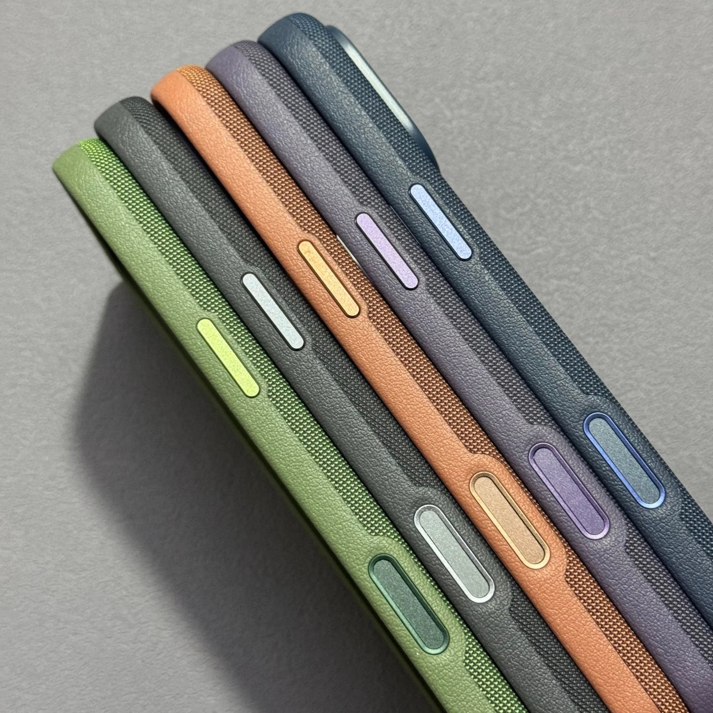 Camera Touch Button Magnetic Case for iPhone 17 Air Pro Max Tech Woven Slim Anti-Drop Protective Cover