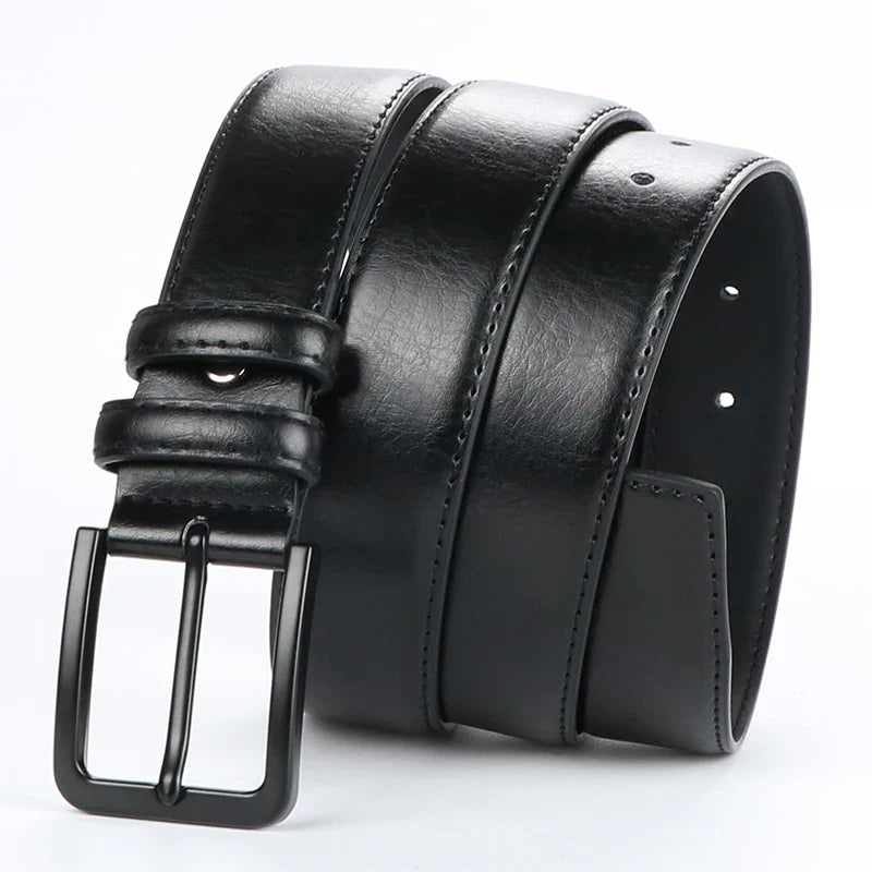 men's leather pin buckle casual retro leather belt youth jeans belt, Father's Day Gift