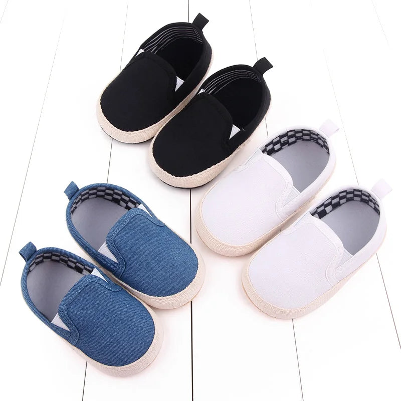 Baby Soft Shoes Toddler First Walking Shoes Slip-on Spring and Autumn Prewalking Shoes