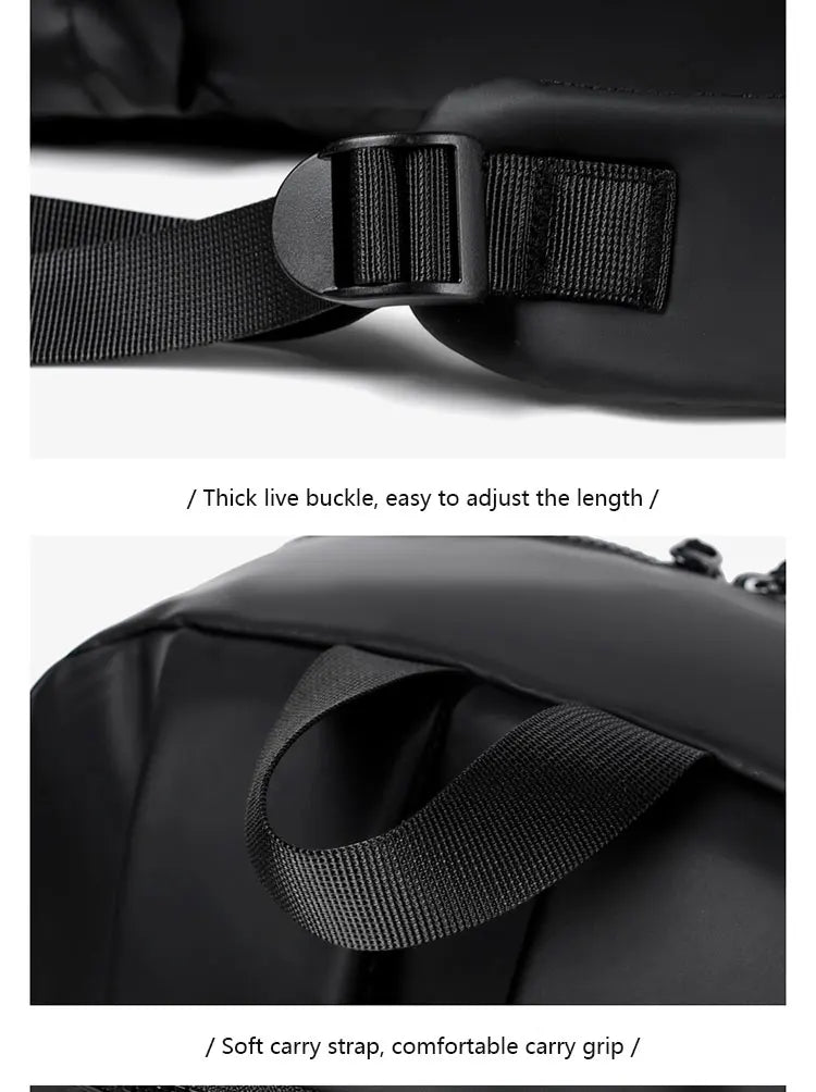 A 14 Inch Computer Backpack Large Capacity Simple Durable Men's Backpack Lightweight Men's Travel Backpack Student Schoolbag