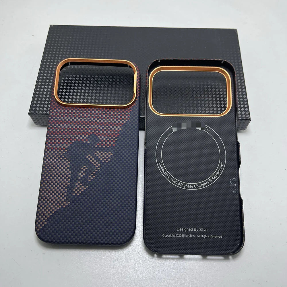 Really Carbon Fiber Case for Iphone 17 Pro Max Case for Magsafe Magnetic Ultra-Thin Lightweight for Iphone17 Pro aramid Cover