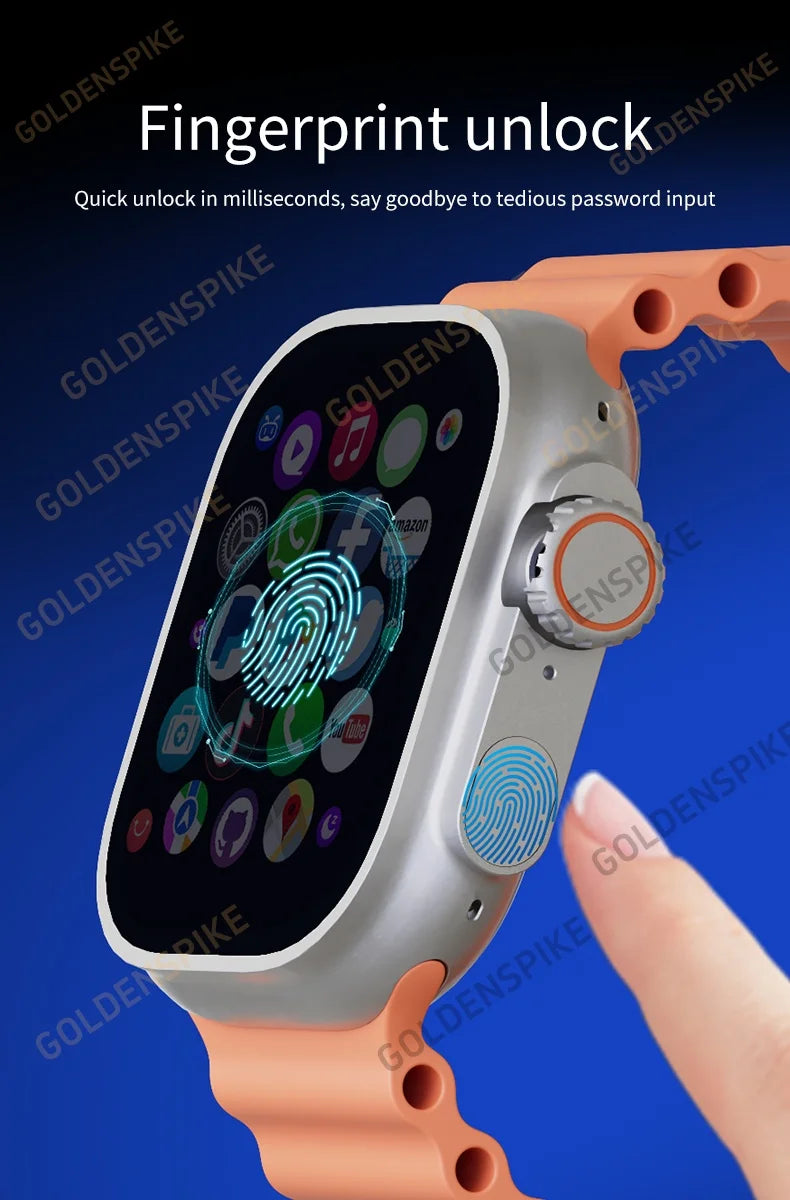 New Men Women's Smartwatch 2.29inch S10 Ultra Smart Watch With Rotary Camera GPS WIFI Google Play Store Touch ID 256GB Storage