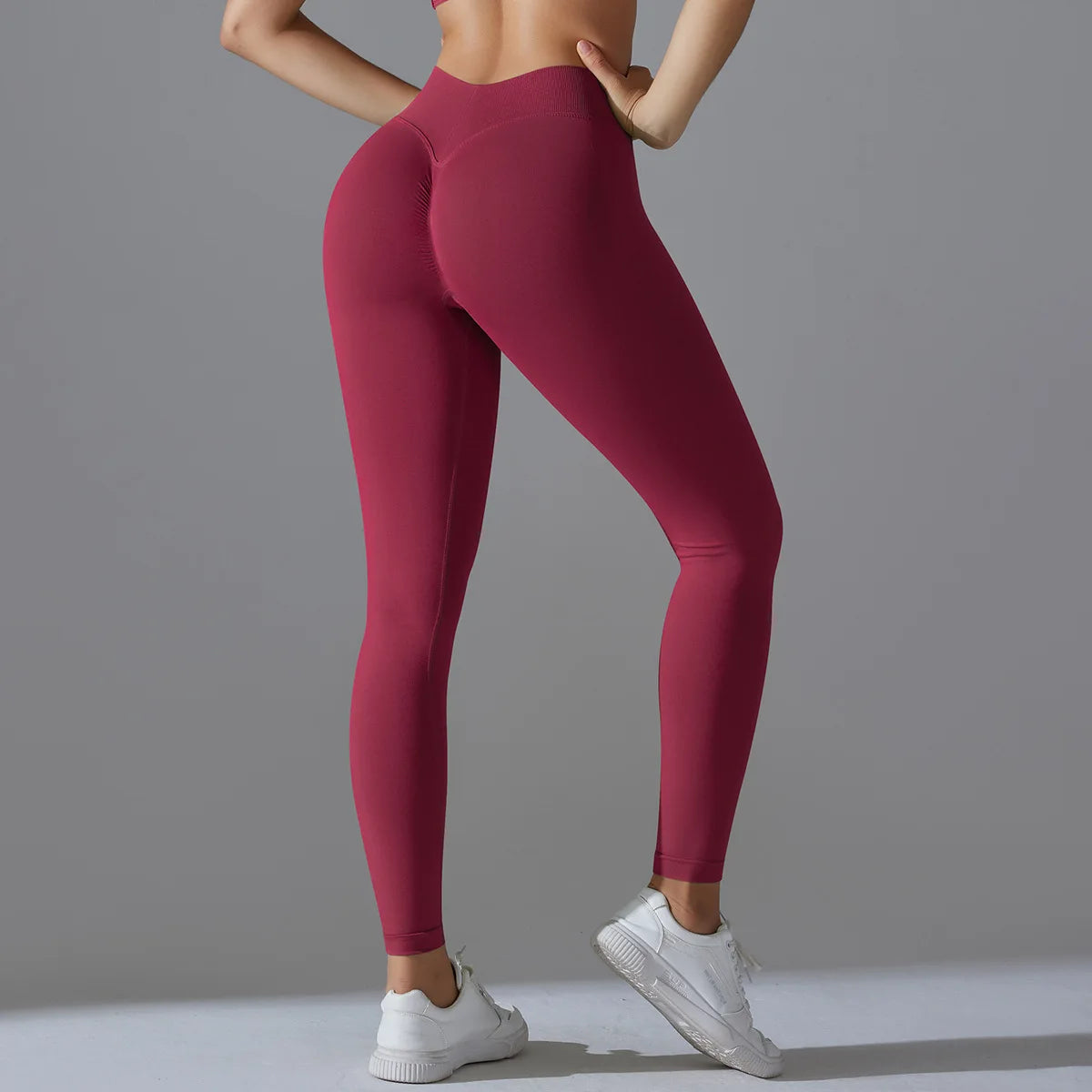Workout Running Pants Seamless Bubble Butt Fitness Leggings Workout Outfit For Women