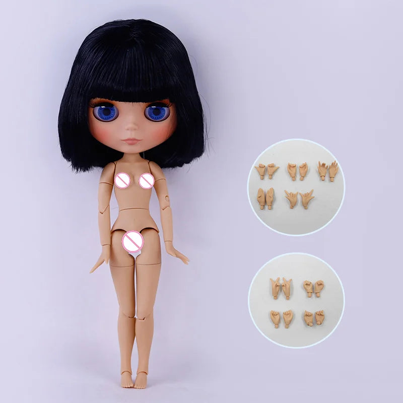 ICY DBS Blyth Doll Tan Skin Matte Face With Eyebrows Special Price 1/6 BJD JOINT body Neo Christmas Gift Anime