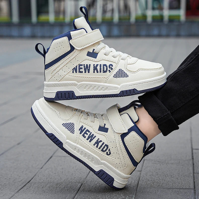 Winter Warm Kids Sneakers Boys Girls Skateboard Shoes