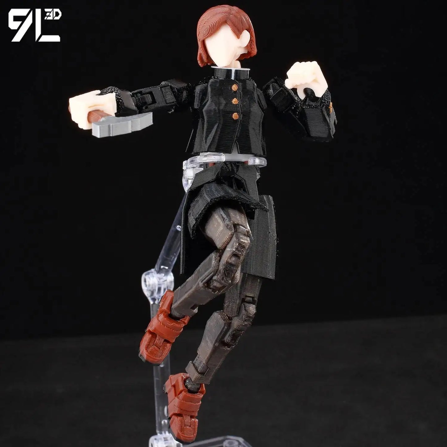 9L 3D Printed Anime Jujutsu Kaisen Sukuna Lucky13 Dummy 13 Movable Shapeshift T13 Action Figures Mannequin Toys for Collectors