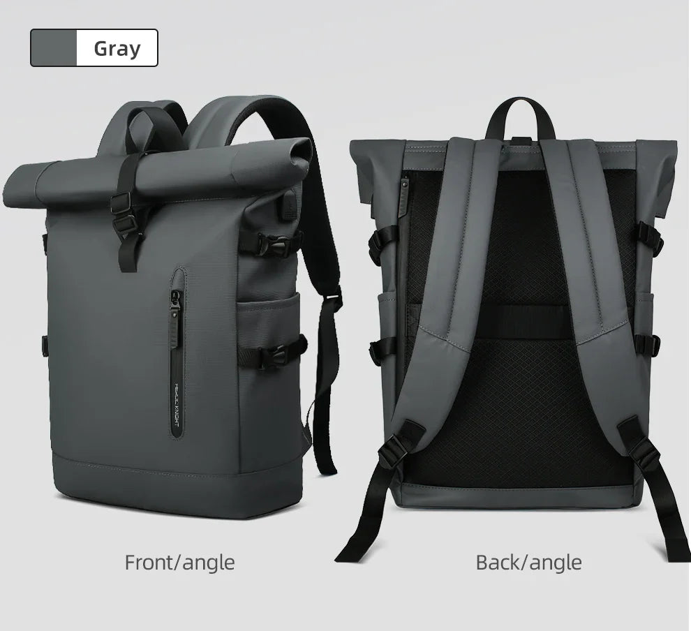 HK Large 15.6 Inch Laptop Backpack Men Anti-Theft Travel Backpack for Business University Bicycle School Backpack With USB Port