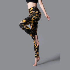 High Waist Animal Printed Leggings Soft Stretchy Women Leopard Print Pencil Pants