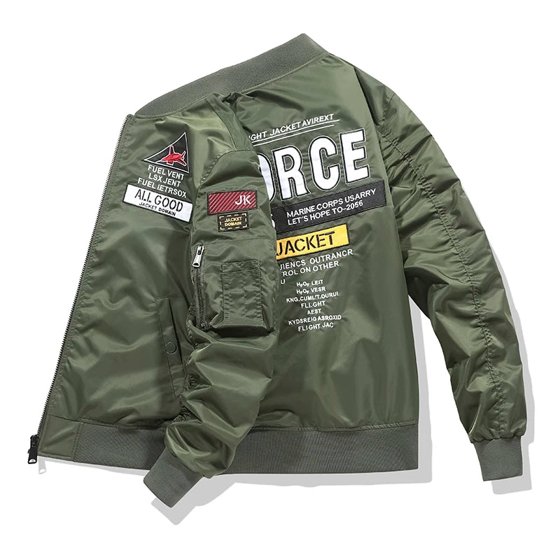 Mens Aviator Jacket - Pilot jacket - Baseball Jacket - Flight Bomber Jacket