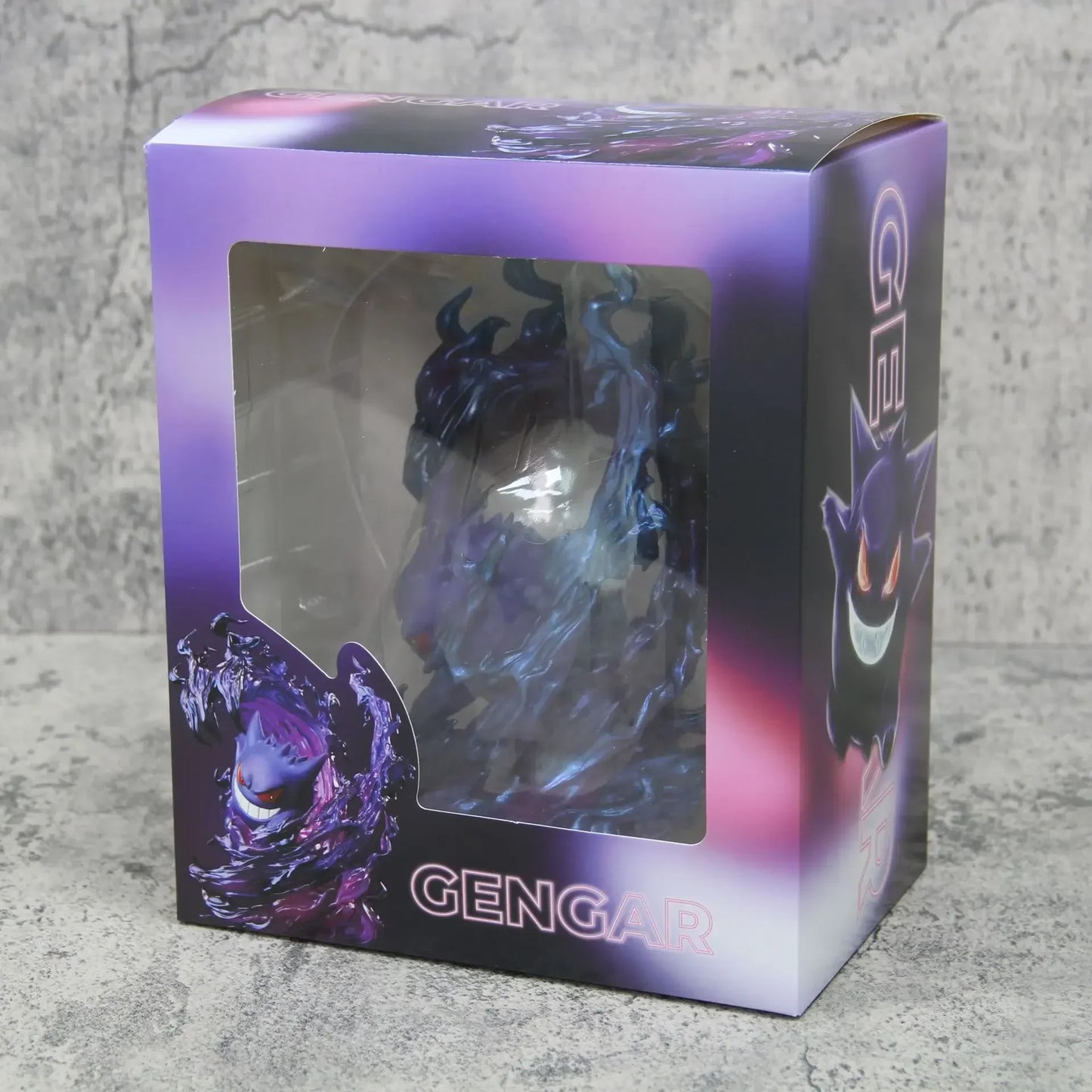 18cm Pokemon Gengar Figure, Anime Action Model Collectible Statue for Display, Halloween Christmas Birthday Gift