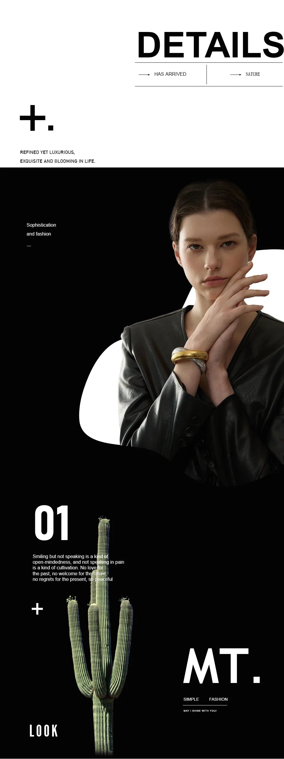 Yhpup Waterproof Stainless Steel Elastic Thick Metal Punk Bracelet Bangle 18K Gold Plated Fashion Women Trendy Jewelry Bijoux