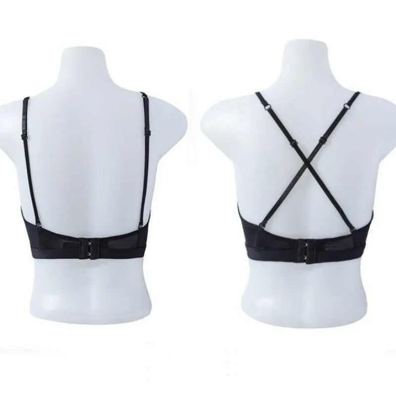 Women Seamless Bras Set Low Rise Panties Non Wired Bra Comfort Bralette