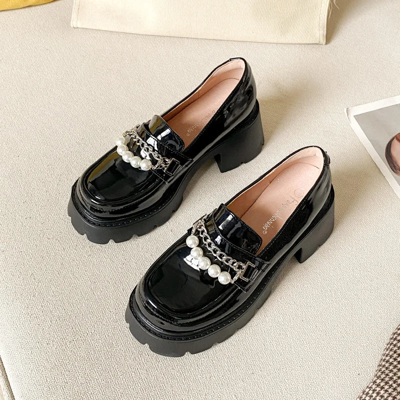 Loafer Shoes Women: Black Female Loafers