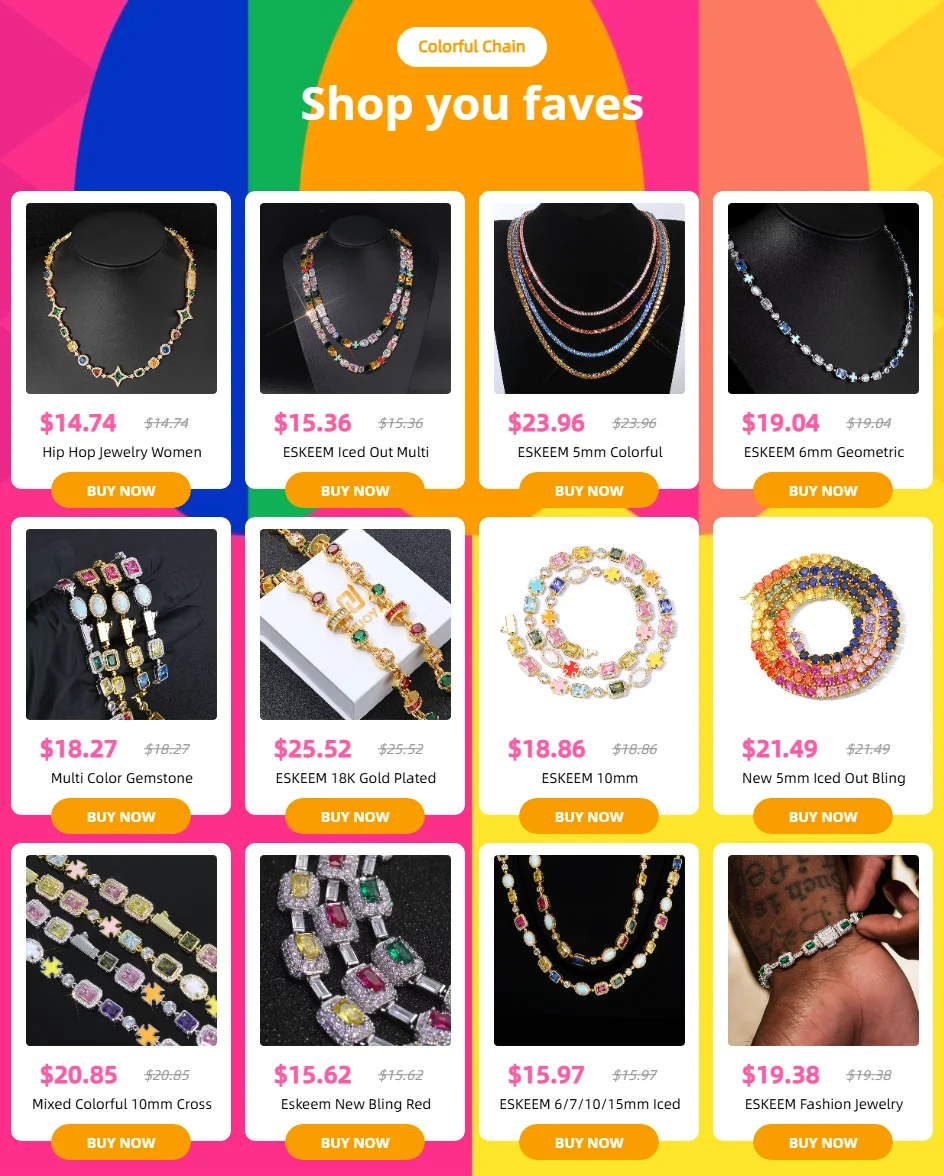 ESKEEM Fashion Jewelry Iced Emerald Cushion Cut Diamond Bracelet White Gold Inlaid Green Baguette Zircon Women's Bracelet ﻿