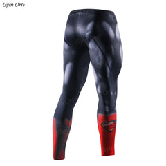 Rashguard Men Compression Tight Leggings Running Sports Male Fitness Jogging Pants