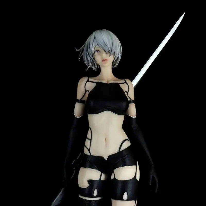 New In Stock Nier: Automata  A2 Battle Damage Edition 1/4 50cm Statue Figure Boutique Statue Desktop Ornaments Decoration