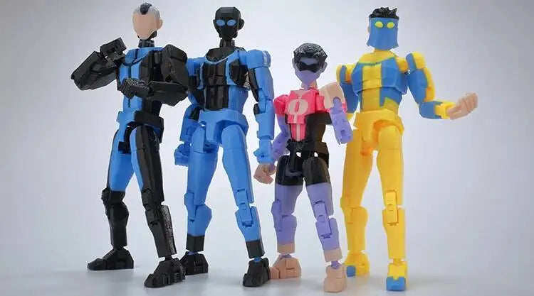 9L3D Printed Invincible Boy Lucky13 Dummy13 Conquer LEX Allen Superheroes Anime Toys Action Figures Mannequin Model Ornaments