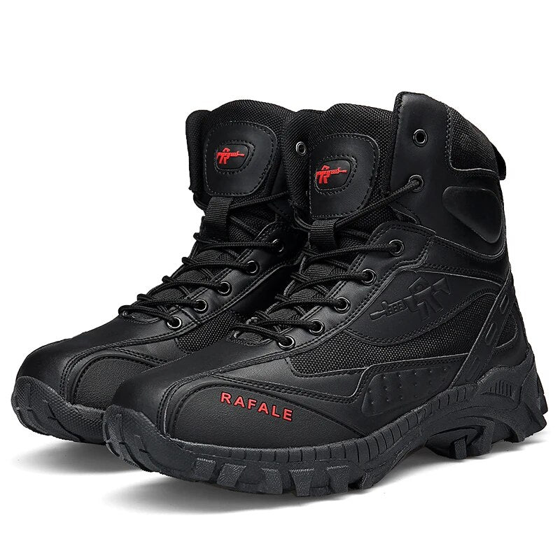 Military Leather Boots Special Force Tactical Desert Combat Men's Boots Ankle Boots