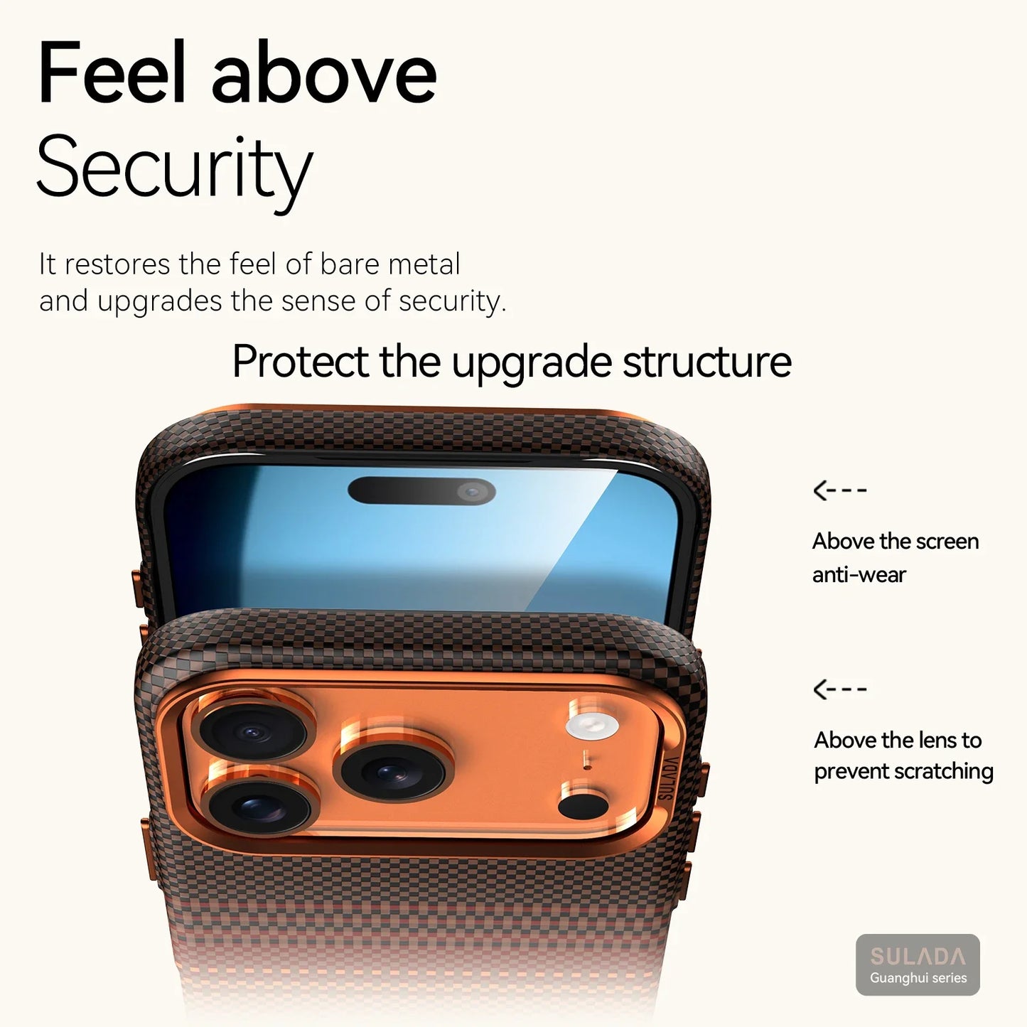 For Iphone 17 Pro Max / 17 Pro / 17 Magnetic Phone Case Carbon Fiber Pattern Magsafe Kevlar Pattern Shockproof Pc Hard Cover