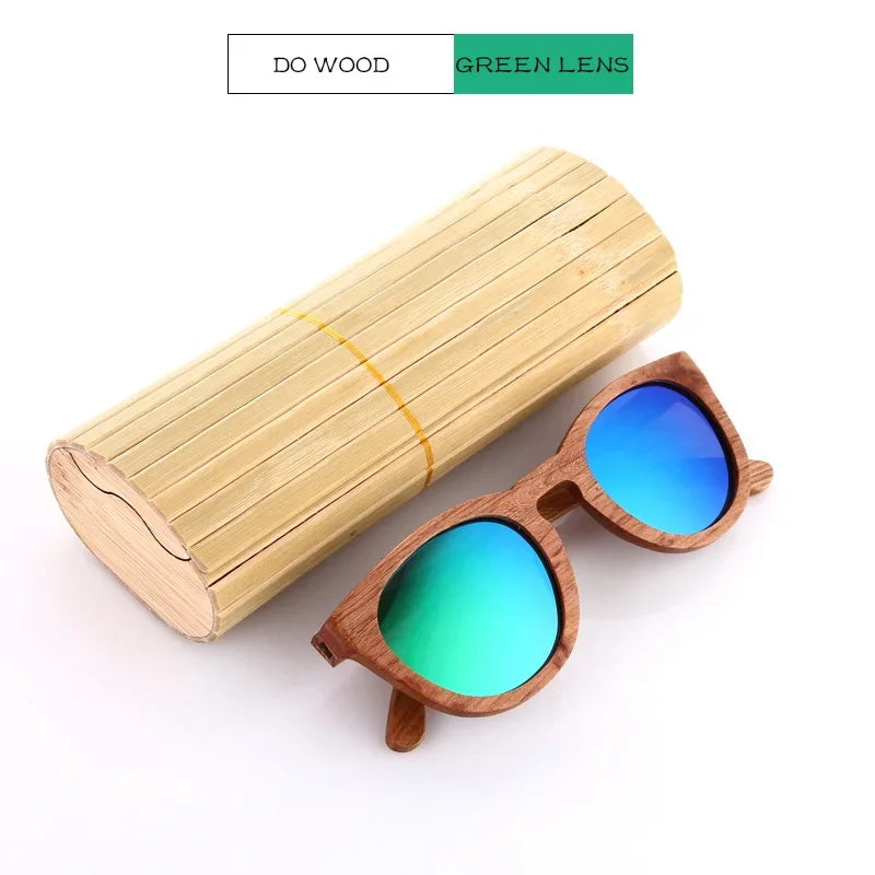 GM Men bamboo Wood Sunglasses Women Retro Vintage Polarized zebra Wooden Glasses Oculos De Sol Square Summer Goggle paper box