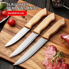 Cooking Knife Kitchen Supplies Wooden Handle Kitchen Fruit Knife Chef Knives Meat