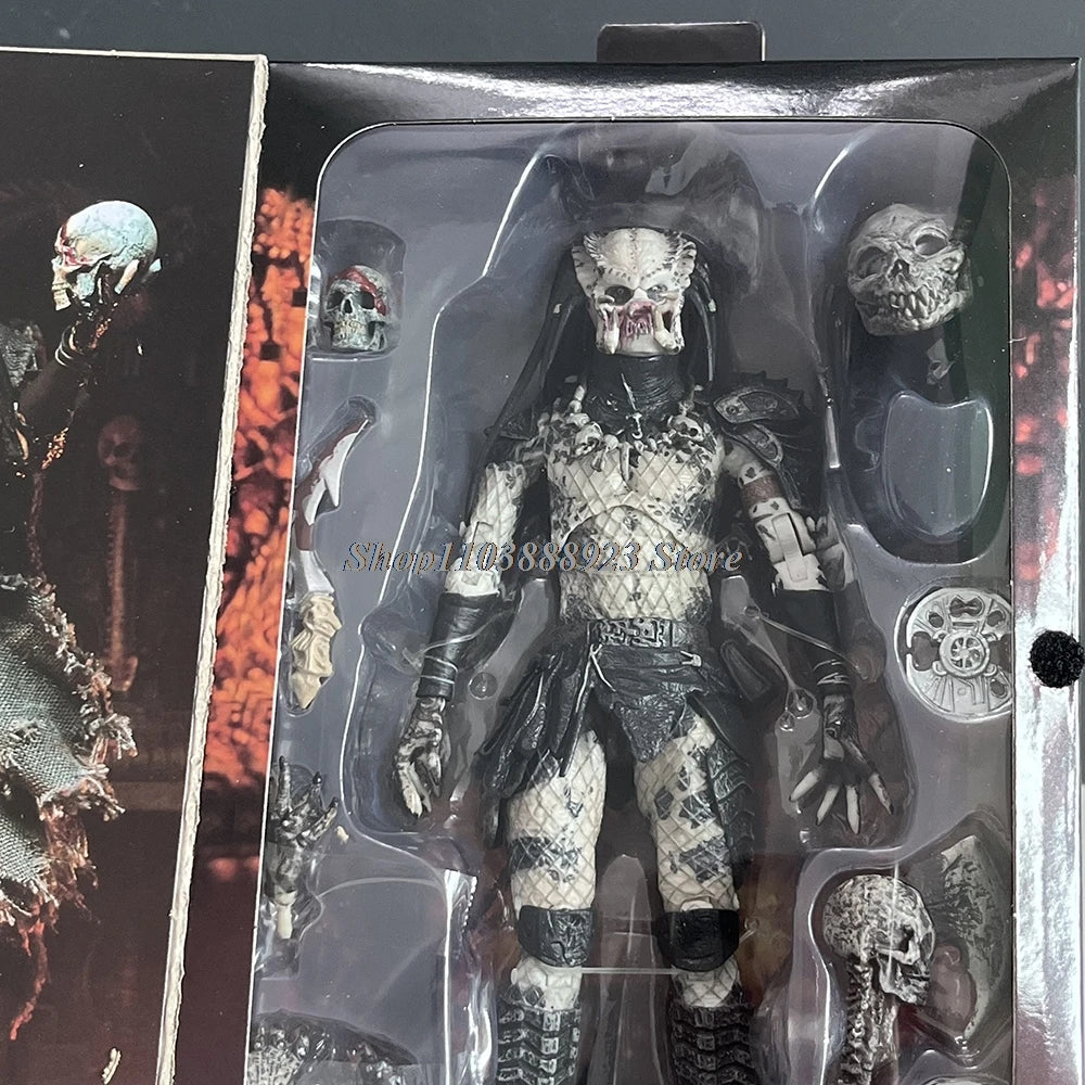 NECA Predator Figrue Ultimate Shaman Elder Armored Lost Warrior Jungle Hunter Snake Vision Predator Alien Figure Model Toy Gifts