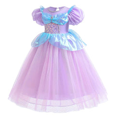 Mermaid Casual Dress For Girl Halloween Fancy Princess Cosplay Costume Kids