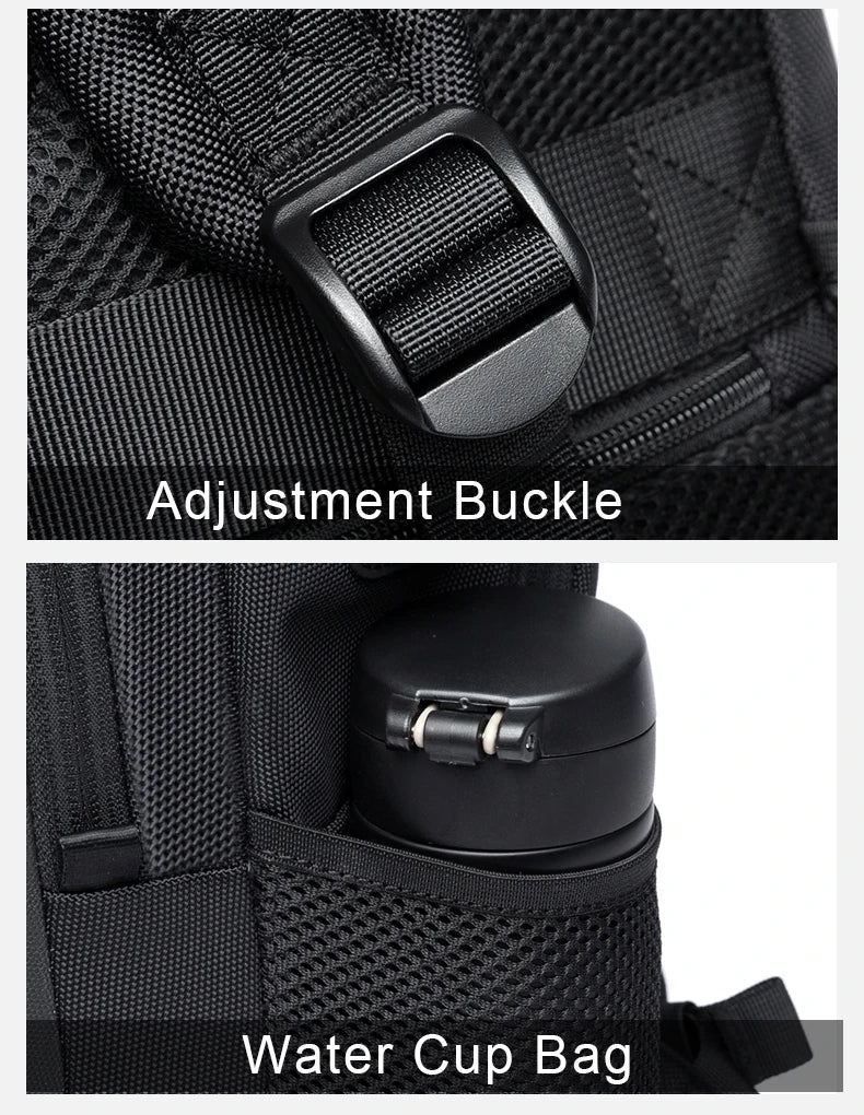 BANGE Sling Travel Laptop Backpack Fits 15.6 Inch Laptop for Men and Women Waterproof with Side Mesh Pocket USB Charging Port