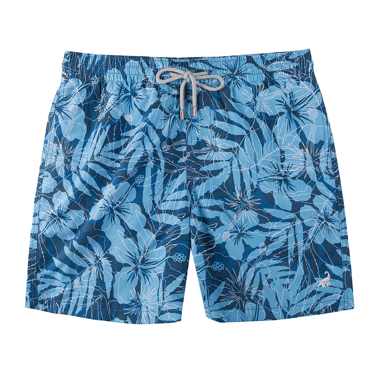SURFCUZ Beach Men's Swim Shorts Flower 3D Printed Surfing Board Shorts Quick Dry with Mesh Lining and Pockets Struck Shorts