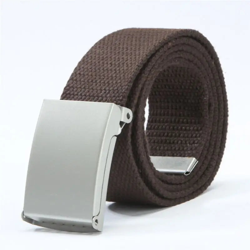 Men's Belt Fashion New Unisex Trousers Belt Women's Belt Canvas Belt Breathable Outdoor Tactical For Jeans Adjustable Waist Belt
