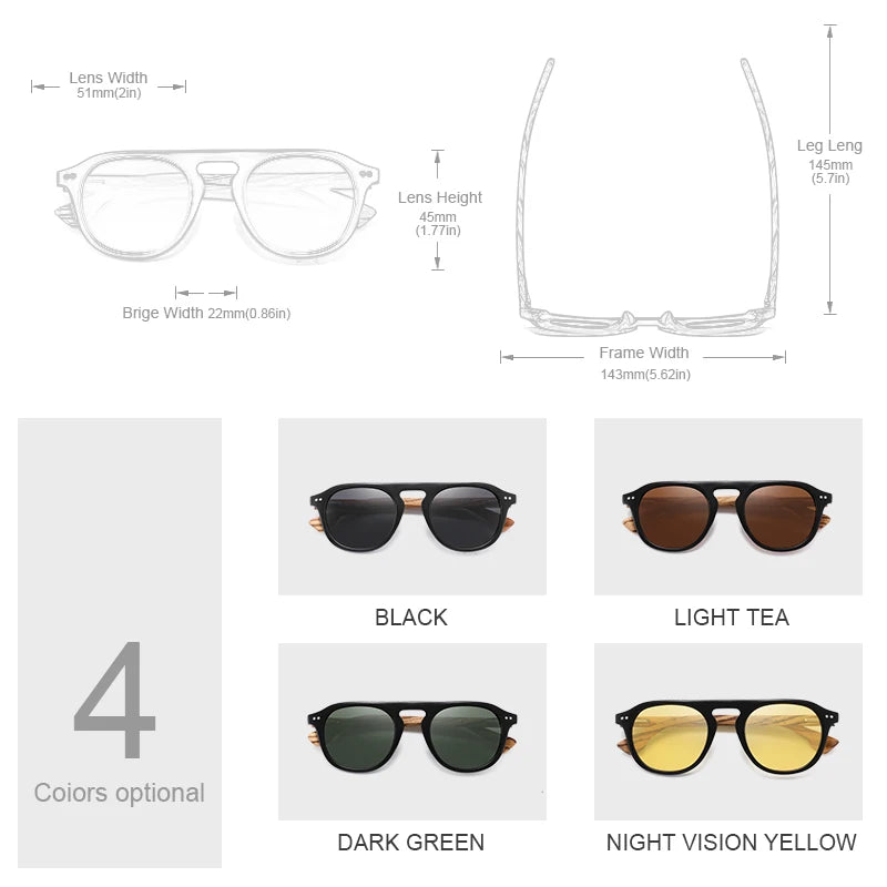 Sunglasses For Men Women Polarized UV400 Protection Eyewear