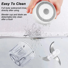 Efficient, Handy, and Portable Multifunctional Mini USB Kitchen Food Chopper