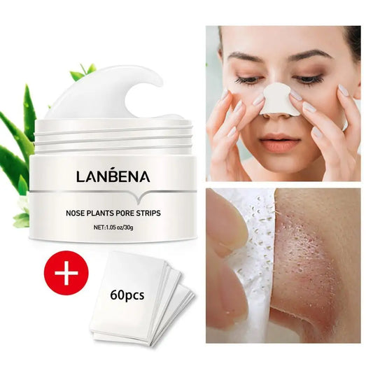 Blackhead Remover Cream Tearing Mask Set Plant Nose Pore Strips Acne Treatment Black Dots Peel Off Mud Mask Skin Care