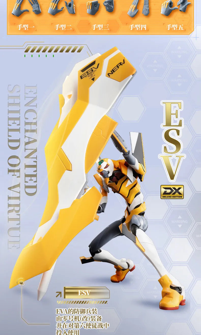 BLOKEES Original EVANGELION-02 01 08 EVA00 NEON GENESIS EVANGELION Asuka Shinji Assembled Action Figure Anime Robot Armor Toys