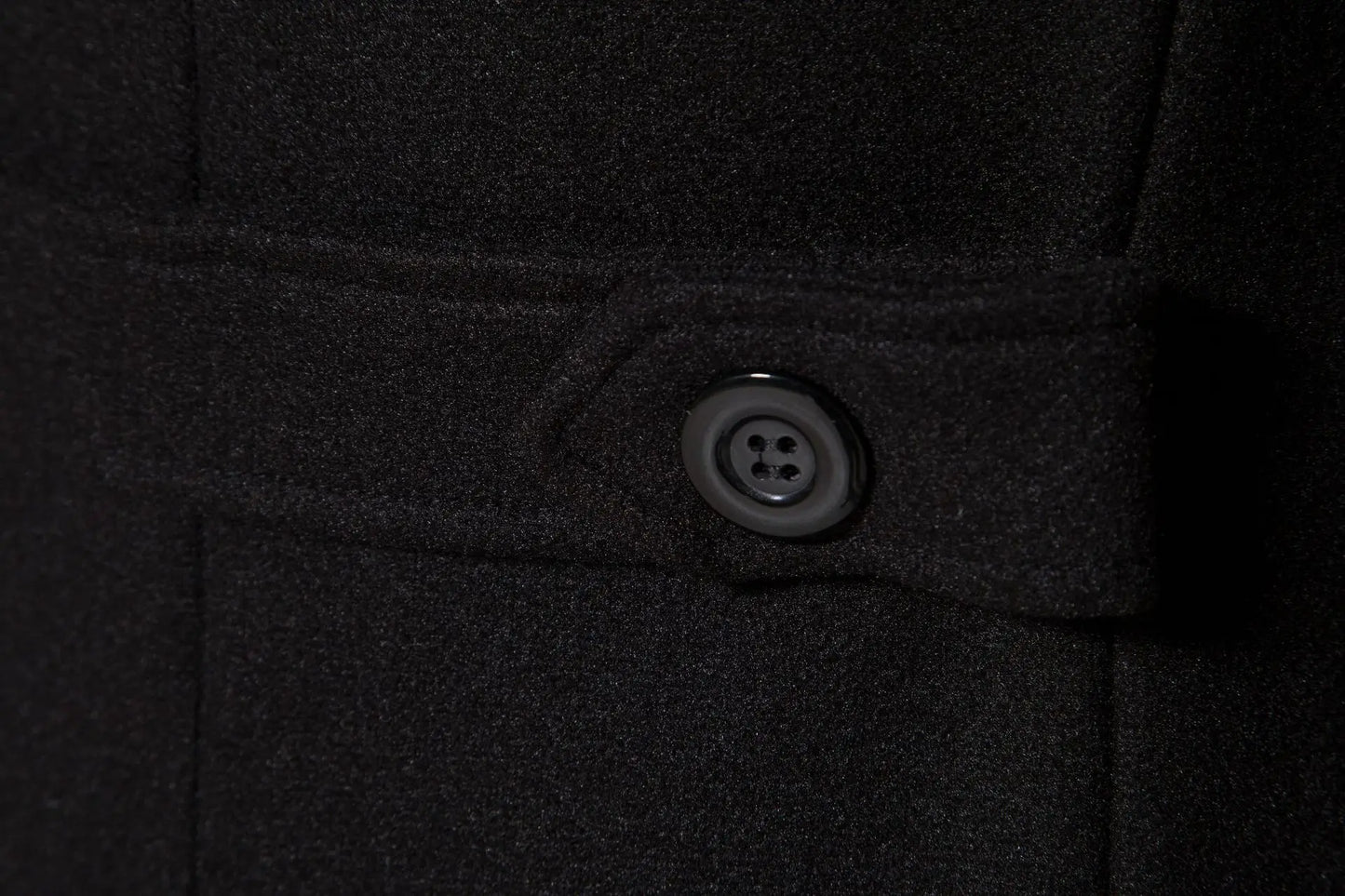 Men's Extra Long Woolen Black Coat Windbreaker Winter Warm Gentleman Coat Jackets