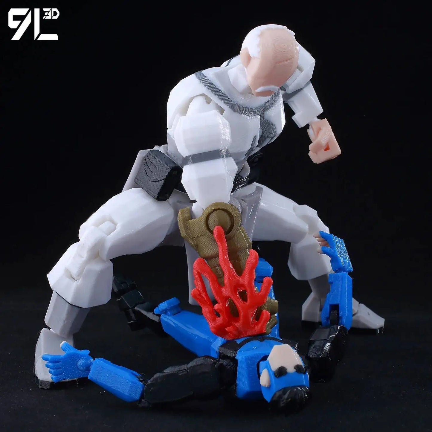 9L3D Printed Invincible Boy Lucky13 Dummy13 Conquer LEX Allen Superheroes Anime Toys Action Figures Mannequin Model Ornaments