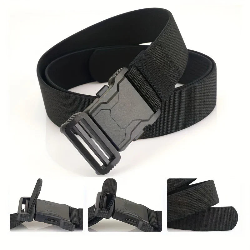 Tactical Waist Belt - Durable Automatic Buckle, Perfect for Outdoor Adventures, Unisex Accessories for Men and Women