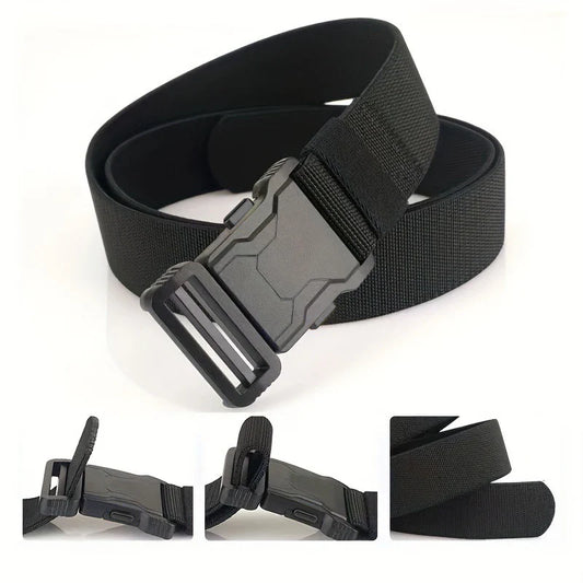Tactical Waist Belt - Durable Automatic Buckle, Perfect for Outdoor Adventures, Unisex Accessories for Men and Women