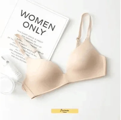 Ice Silk Women Bra Comfortable Wireless Gather Underwear For Women