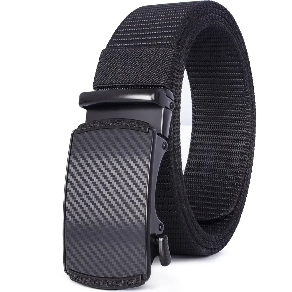 Automatic Buckle Light Comfortable Nylon Military Belt Outdoor Hunting Multifunctional Tactical Canvas Belt High Quality Men Bel