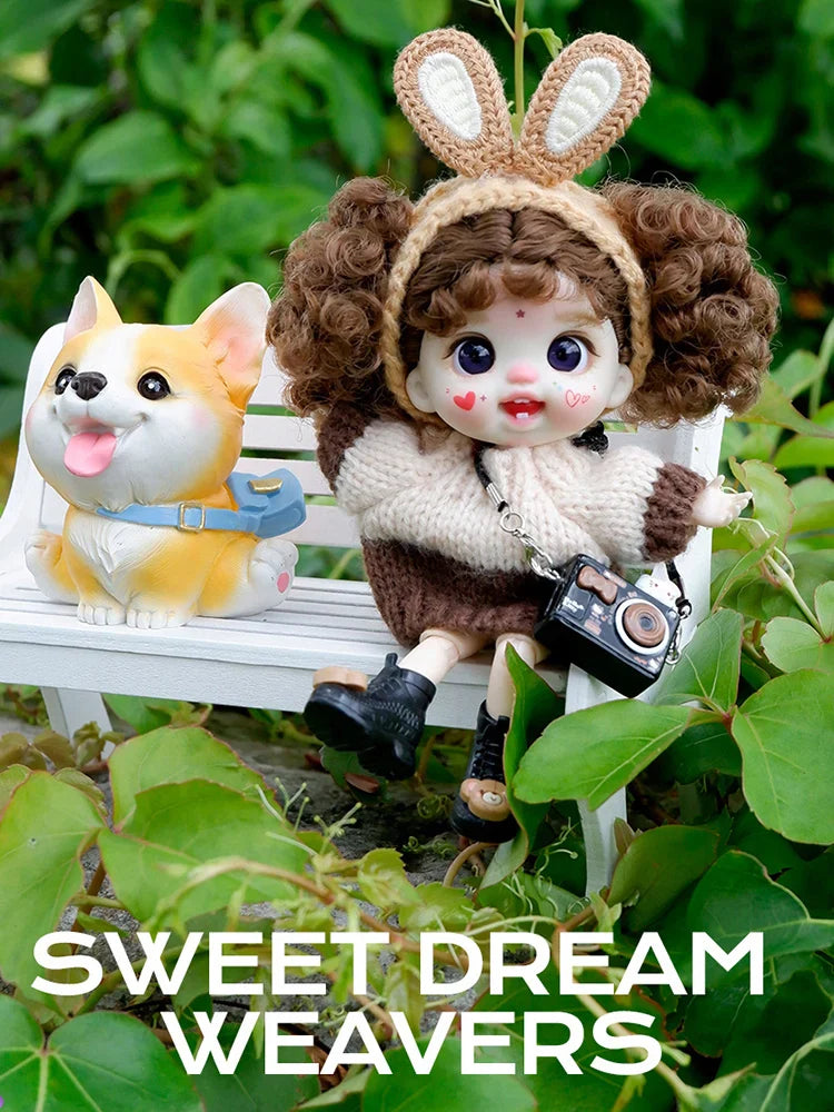 bjd doll Dolls for girls 13cm Labbu doll pocket mini blyth girl Doll Barbi Cry Baby Ball jointed doll Mobile phone Decoration
