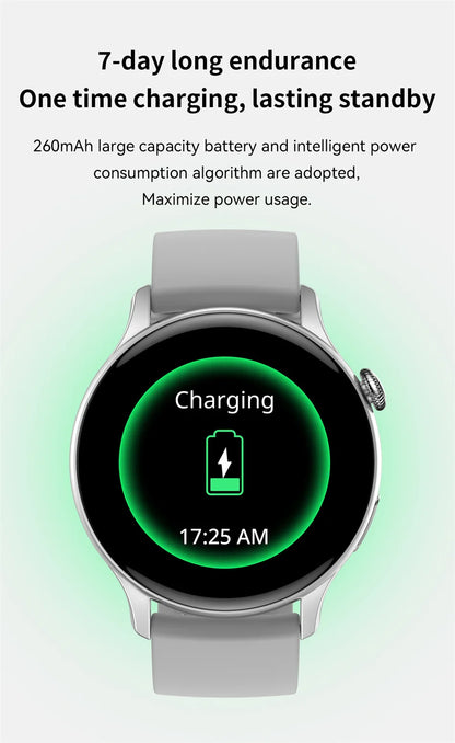 2025 NFC Smart Watch Amoled HD GPS Track Sports Heart Rate Bluetooth Call Waterproof Ladies Women Smartwatch For Women's Gift