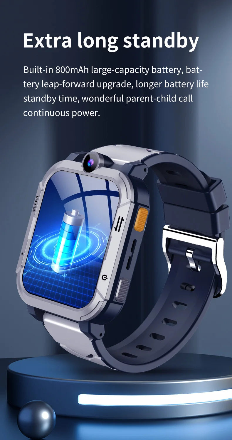 4G Kids Smart Watch GPS WiFi Tracker Location Video Call SOS Call Back Monitor Phone Watch Children Smartwatch Boy Girl Gifts
