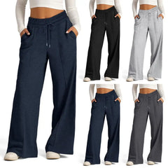 Sweatpant Straight Leg Women's Loose Tracksuit Pants Wide Leg Outdoor Gym